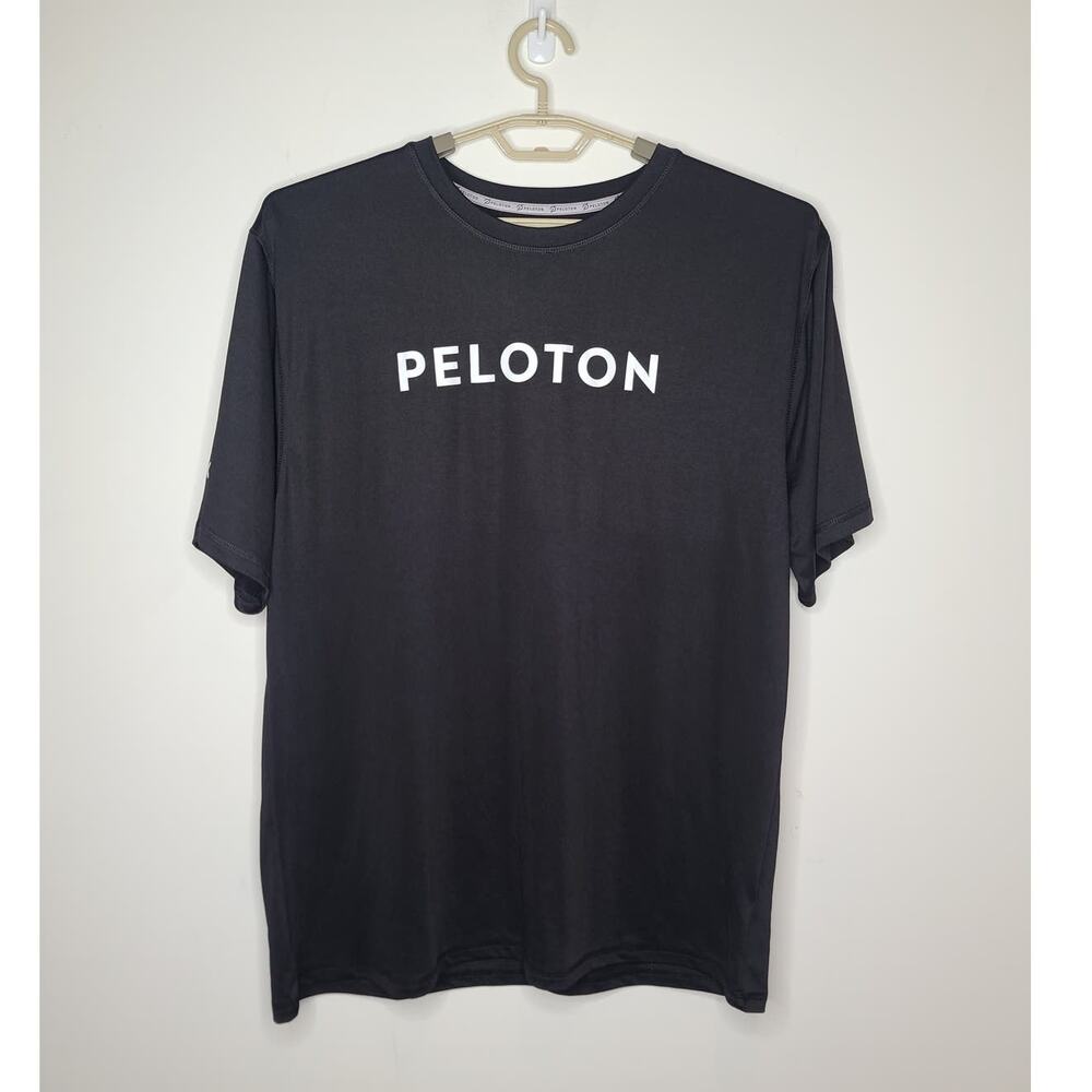 Peloton Bicycle 100 miles century ride cycling black short sleeve shirt  2XL XXL